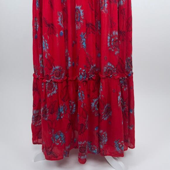 Intimately Free People Garden Party Floral Tiered Maxi Dress Size Small - Picture 8 of 16